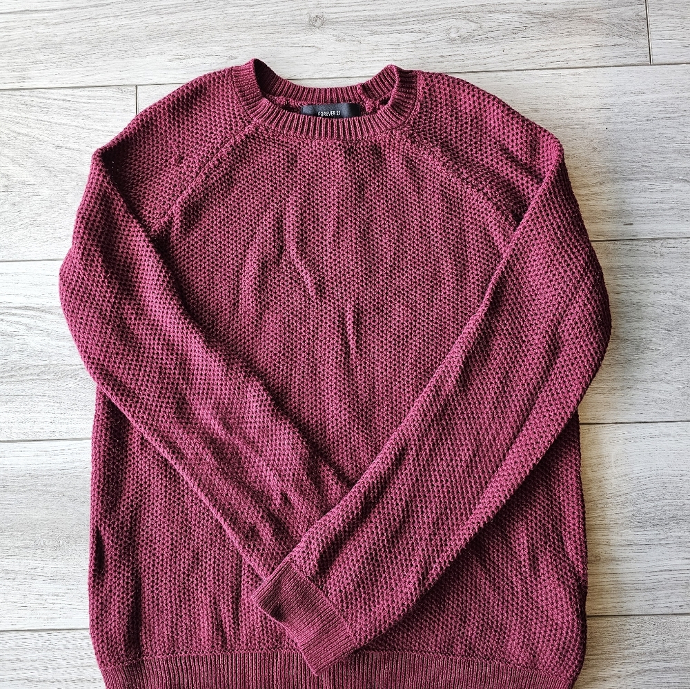 Burgundy Sweater